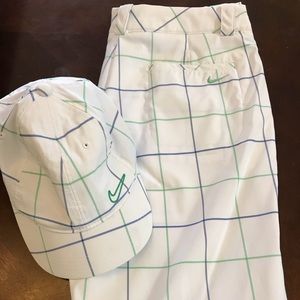 Golf pants with matching hat!